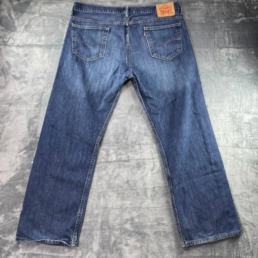 Levi's 569 Jeans Mens 36x30 Fits 38x30 Blue Medium Wash Straight Relaxed Denim‎